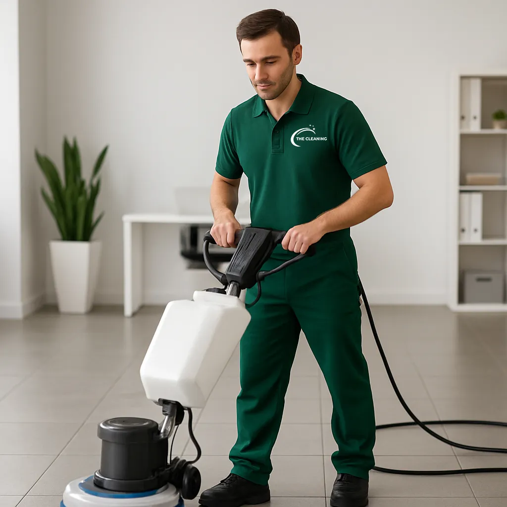 Vloeronderhoud in kantooromgeving door The Cleaning